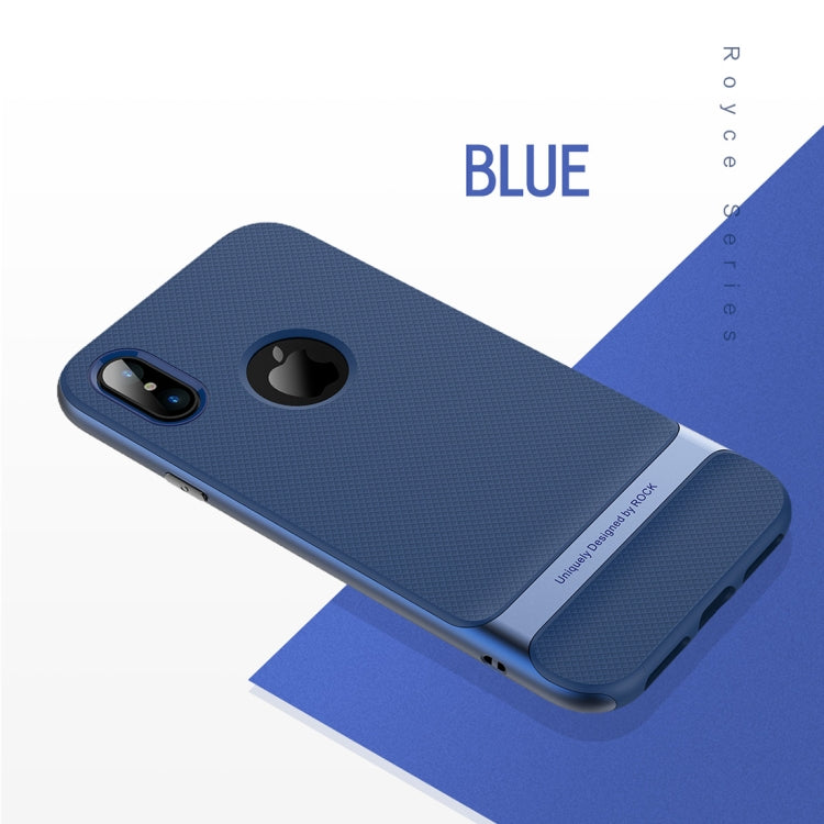 For iPhone X / XS ROCK Royce Series  PC + TPU Protective Back Cover Case