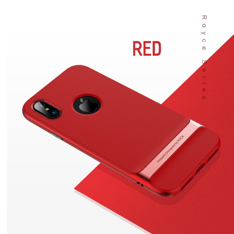 For iPhone X / XS ROCK Royce Series  PC + TPU Protective Back Cover Case