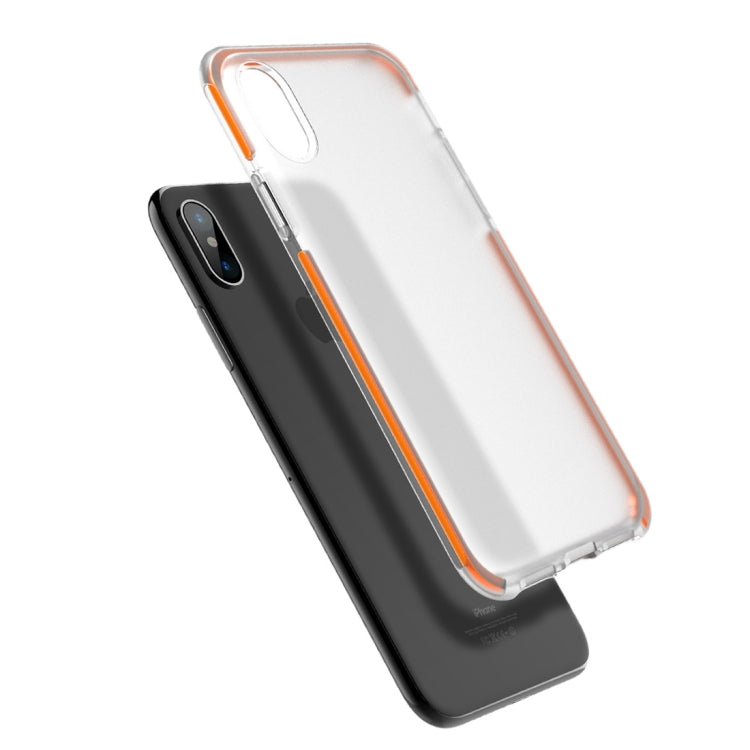 For iPhone X / XS ROCK Guard Series Protective TPE + TPU Soft Case Cover