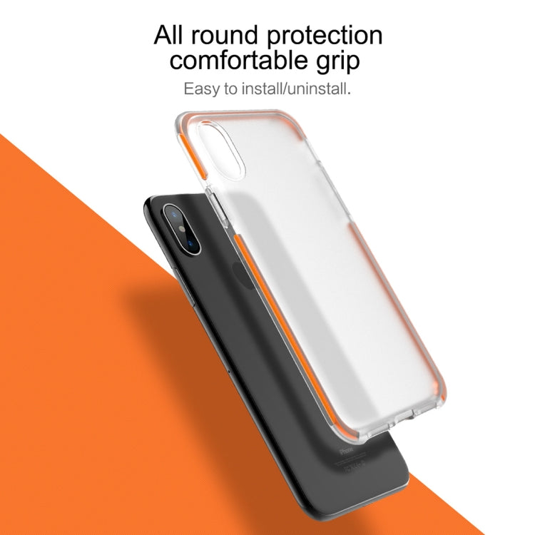 For iPhone X / XS ROCK Guard Series Protective TPE + TPU Soft Case Cover