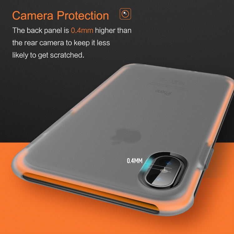For iPhone X / XS ROCK Guard Series Protective TPE + TPU Soft Case Cover