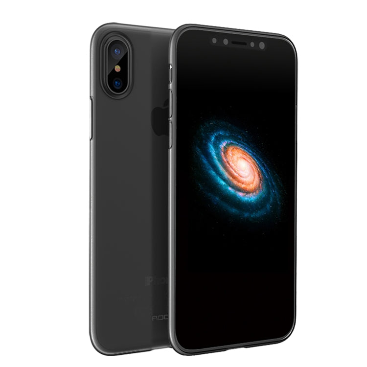 For iPhone X / XS ROCK Untra-thin Soft PP Frosted Protective Back Case