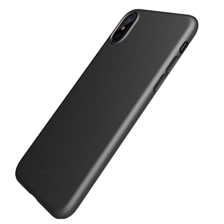 For iPhone X / XS ROCK Untra-thin Soft PP Frosted Protective Back Case