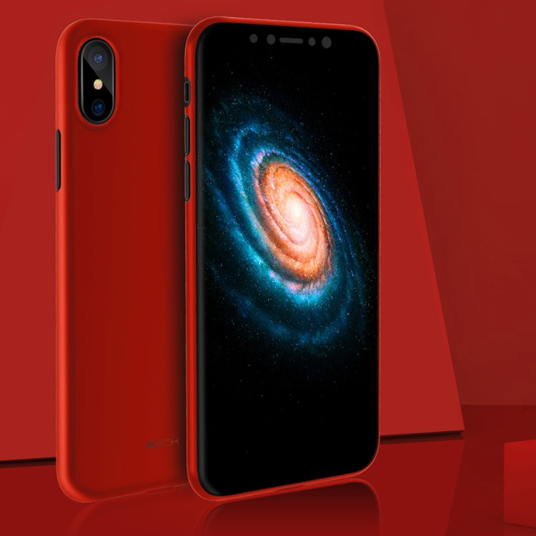 For iPhone X / XS ROCK Untra-thin Soft PP Frosted Protective Back Case