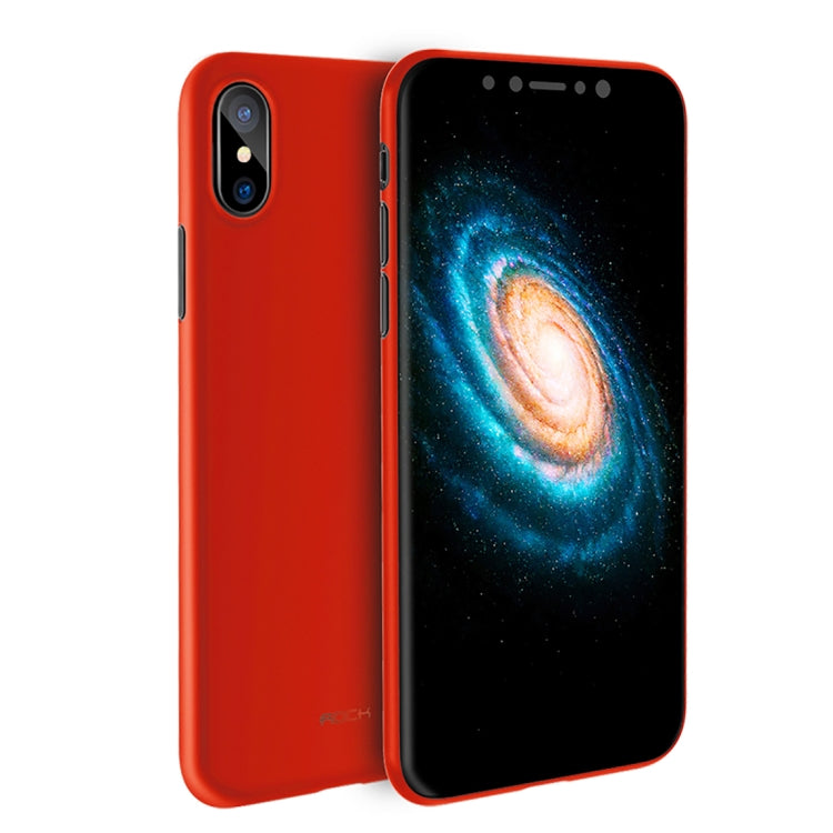 For iPhone X / XS ROCK Untra-thin Soft PP Frosted Protective Back Case