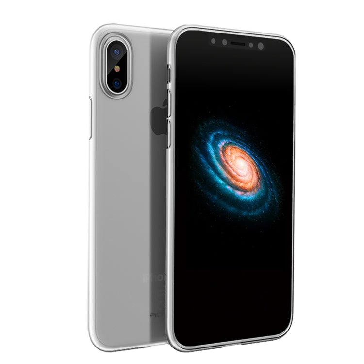 For iPhone X / XS ROCK Untra-thin Soft PP Frosted Protective Back Case