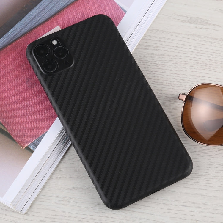 For iPhone 11 Pro Carbon Fiber Texture PP Protective Case