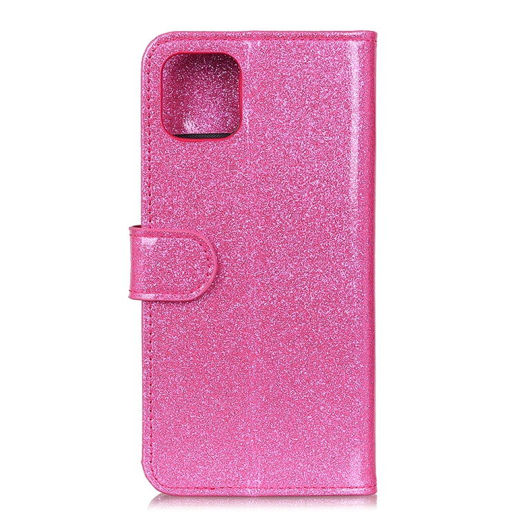 For iPhone 11 Pro Glitter Powder Waterproof Horizontal Flip Leather Case , with Card Slots & Holder