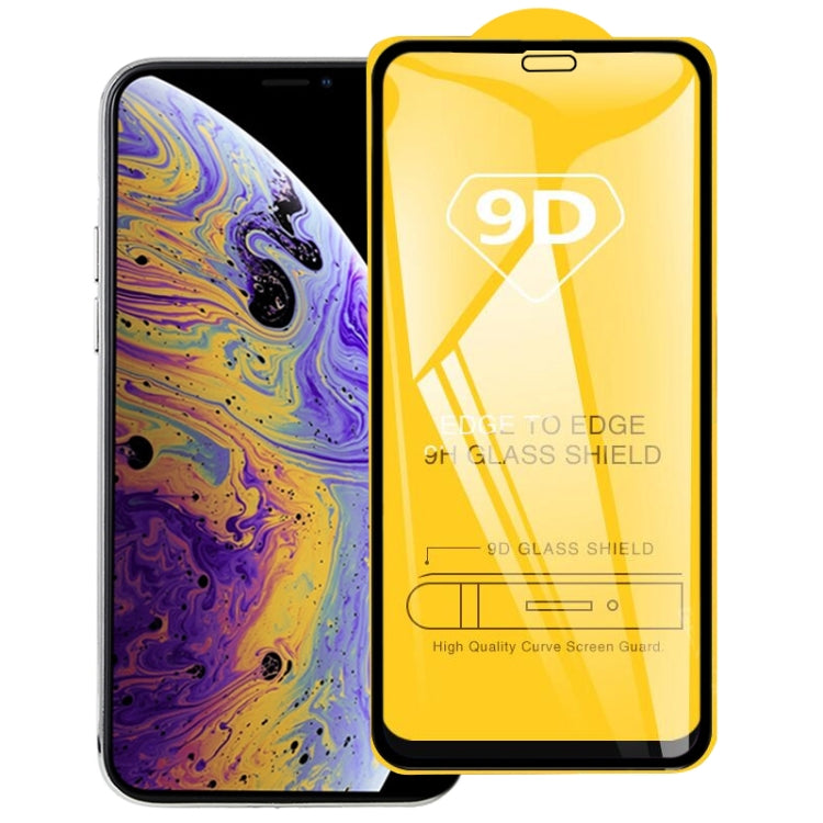 For iPhone 11 Pro / XS / X 9H 9D Full Screen Tempered Glass Screen Protector