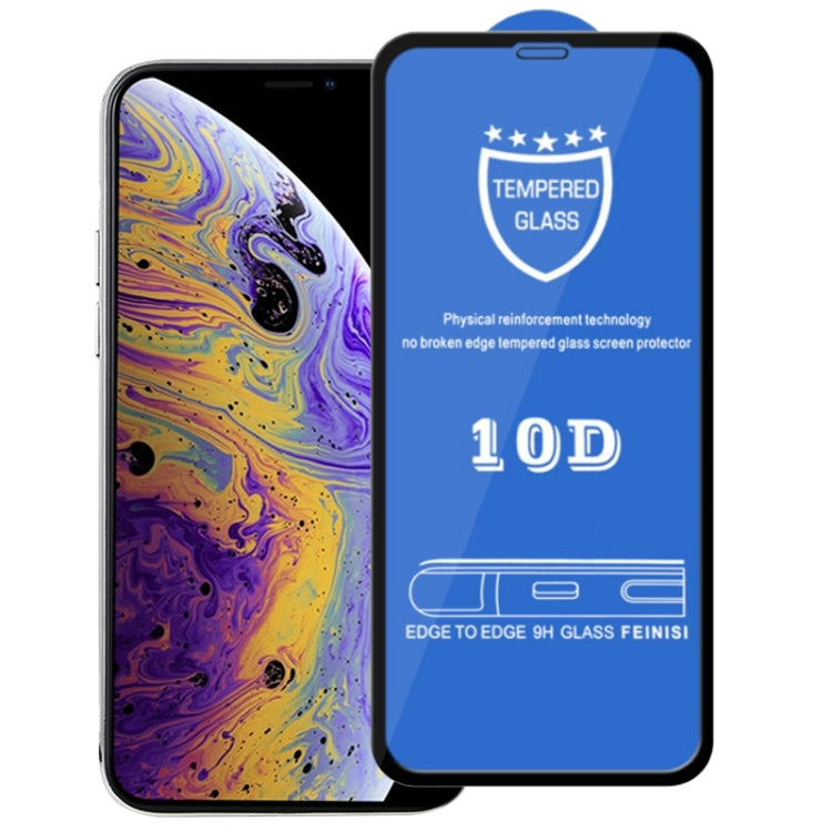 For iPhone 11 Pro / XS / X 9H 10D Full Screen Tempered Glass Screen Protector