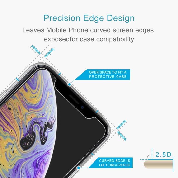 For iPhone 11 Pro / XS / X 0.3mm 2.5D 9H Tempered Glass Film