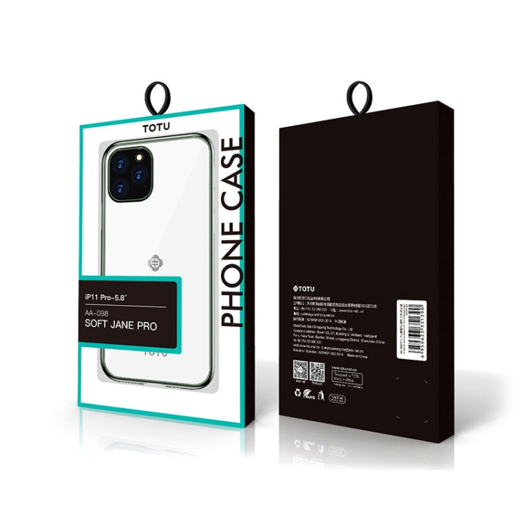 For iPhone 11 Pro TOTUDESIGN Soft Jane Pro Series Shockproof Electroplating TPU Protective Case