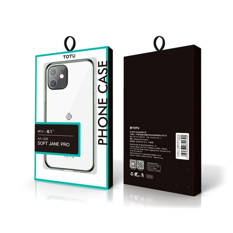 For iPhone 11 TOTUDESIGN Soft Jane Pro Series Shockproof Electroplating TPU Protective Case