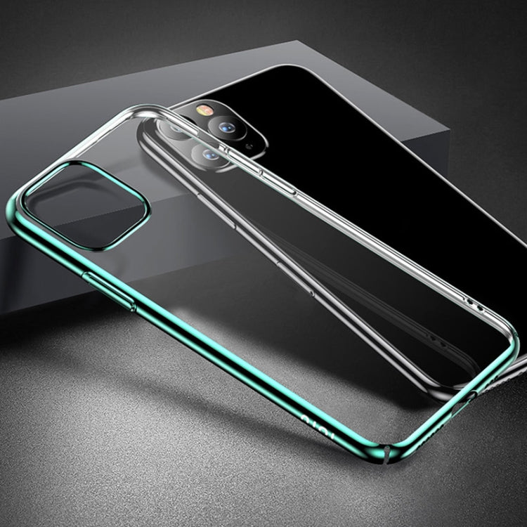 For iPhone 11 Pro TOTUDESIGN  Wind Series Shockproof Electroplating PC Protective Case (Green)
