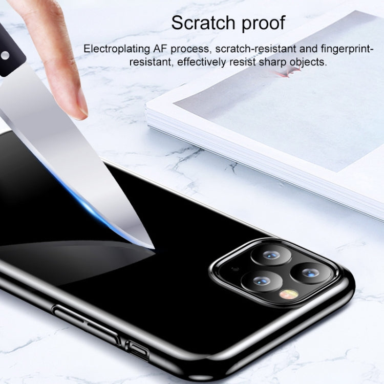 For iPhone 11 Pro Max TOTUDESIGN Wind Series Shockproof Electroplating PC Protective Case (Green)
