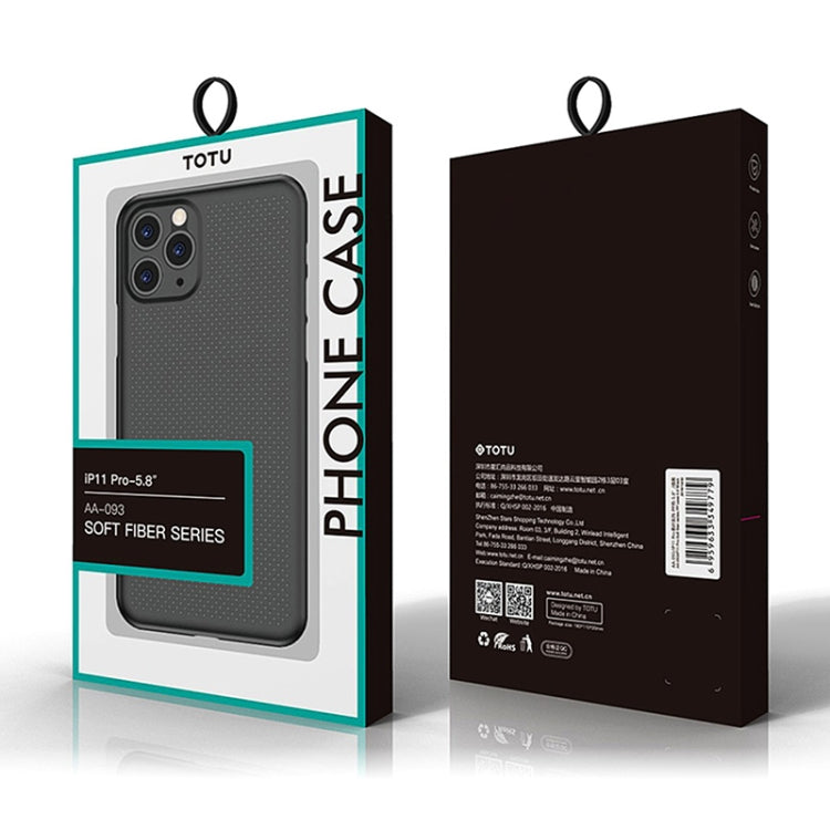 For iPhone 11 Pro TOTUDESIGN Soft Fiber Series Shockproof PP Protective Case