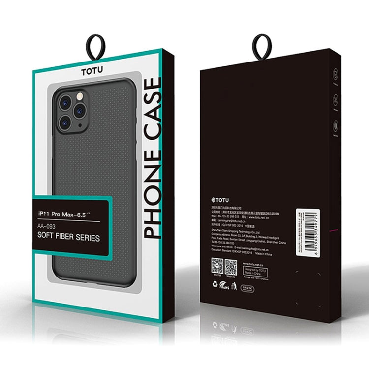For iPhone 11 Pro Max TOTUDESIGN Soft Fiber Series Shockproof PP Protective Case