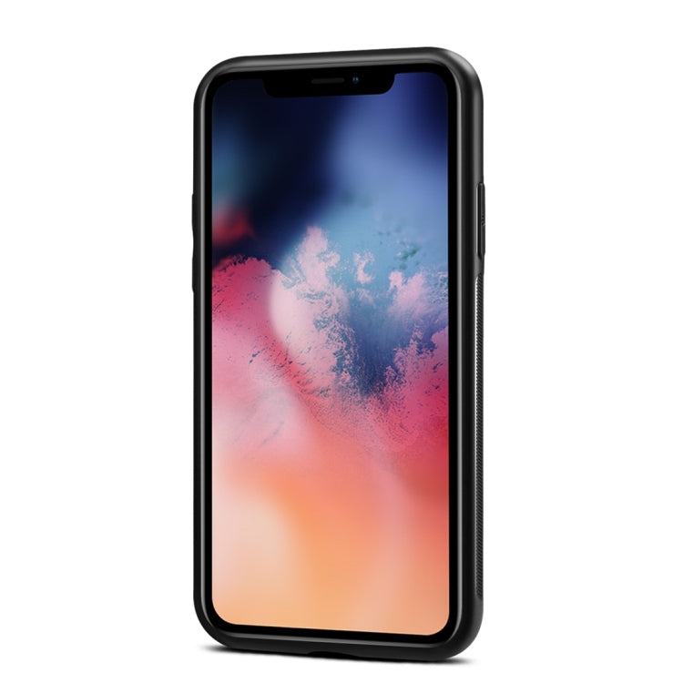 For iPhone 11 Pro Dibase TPU + PC + PU Crazy Horse Texture Protective Case with Holder & Card Slots