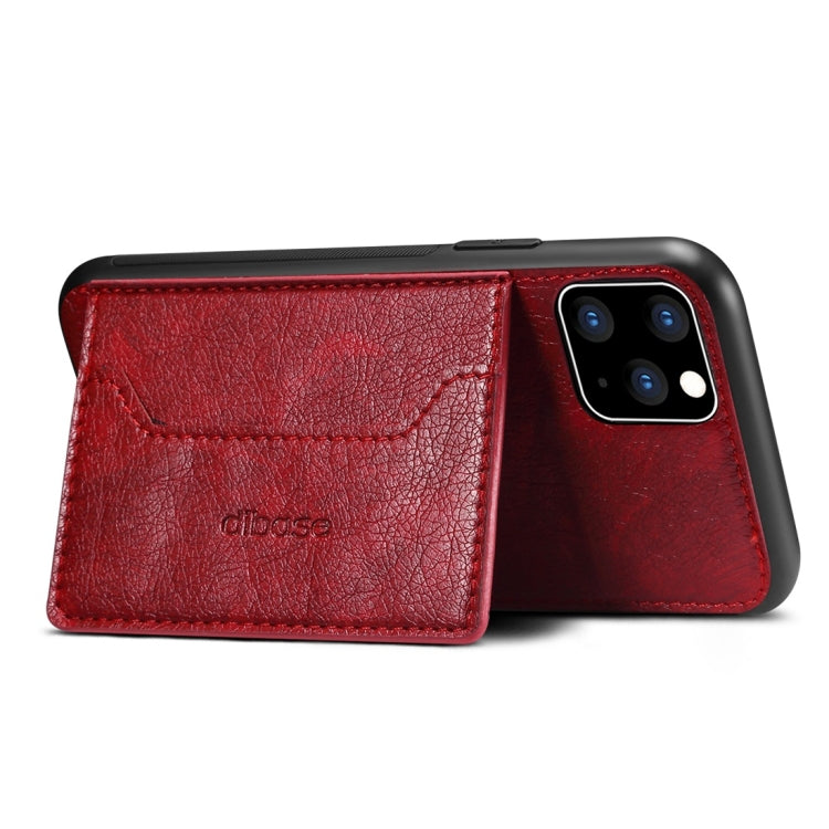 For iPhone 11 Pro Dibase TPU + PC + PU Crazy Horse Texture Protective Case with Holder & Card Slots