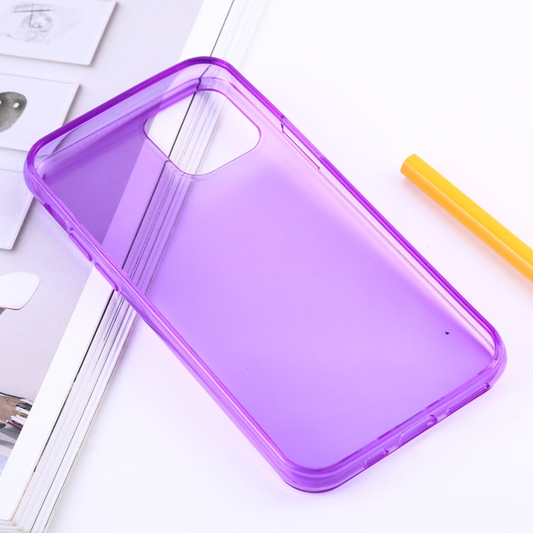 For iPhone 11 Pro Shockproof Solid Color TPU Protective Case