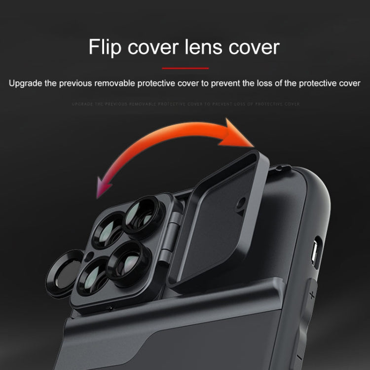 Mobile Phone Lens Wide Angle Fisheye Macro Telephoto CPL Phone Case for iPhone 11 Pro