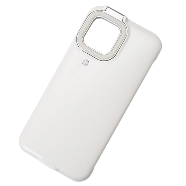 For iPhone 11 Pro Ring Flash Selfie Fill Light Protective Case