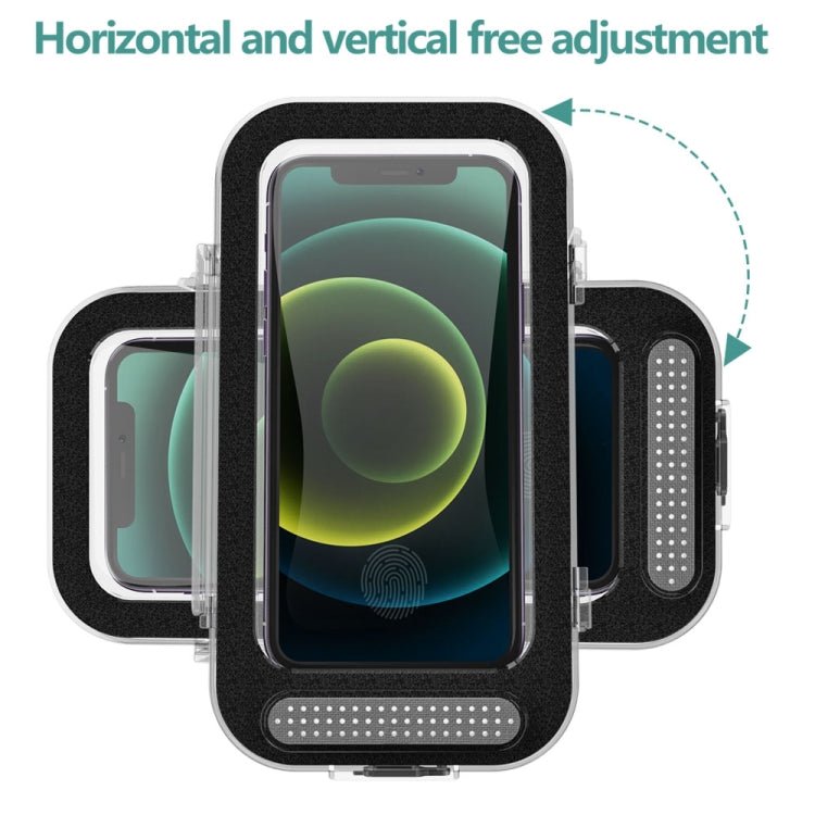 For iPhone 11 Pro Bathroom Waterproof Phone Case for iPhone 12 / 11 / X / 8 / 7 Series, 5.5-7.0 inch Cellphones (Transparent)