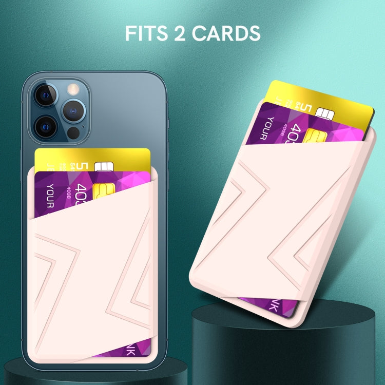 For iPhone 13 Series / iPhone 12 Series Silicone Wallet Pouch Card Case Magsafing Card Holder