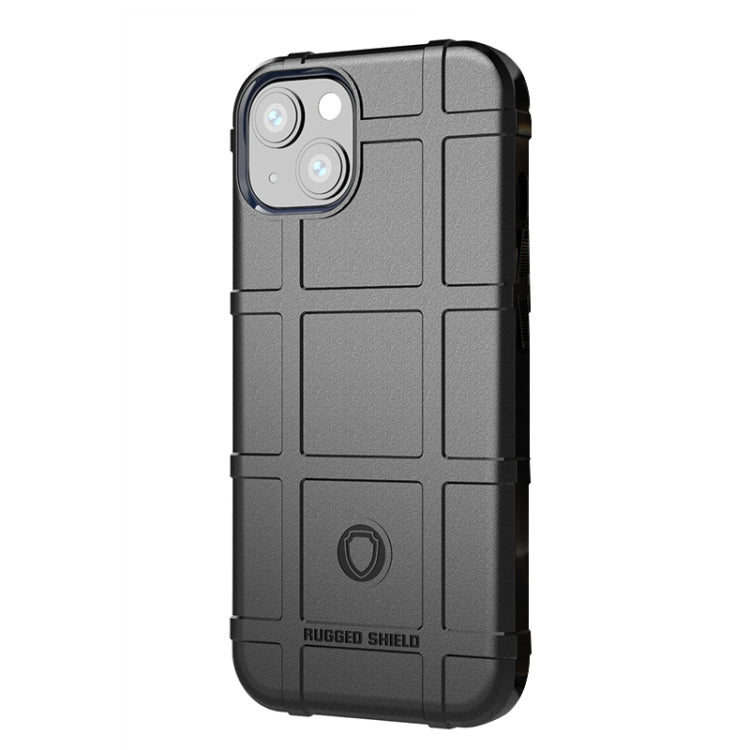 For iPhone 13 Rugged Shield Full Coverage Shockproof TPU Case