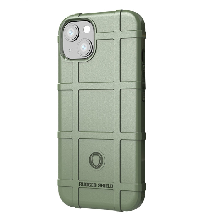 For iPhone 13 mini Rugged Shield Full Coverage Shockproof TPU Case
