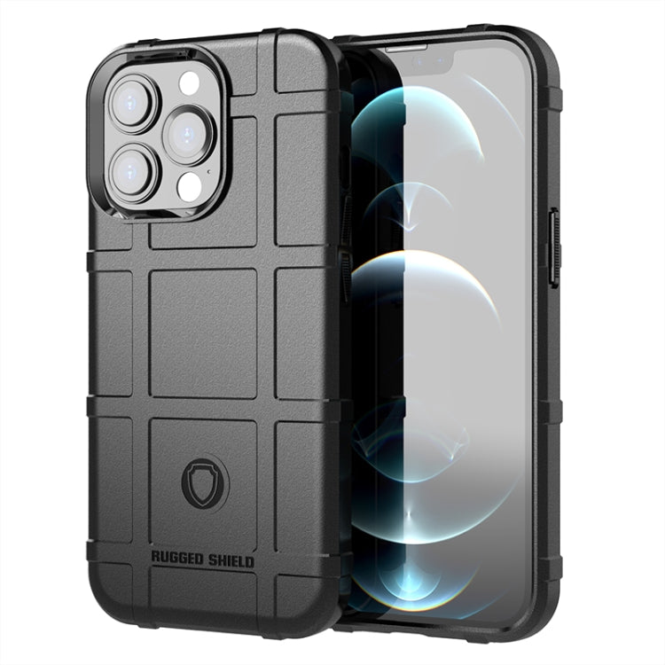For iPhone 13 Pro Max Rugged Shield Full Coverage Shockproof TPU Case