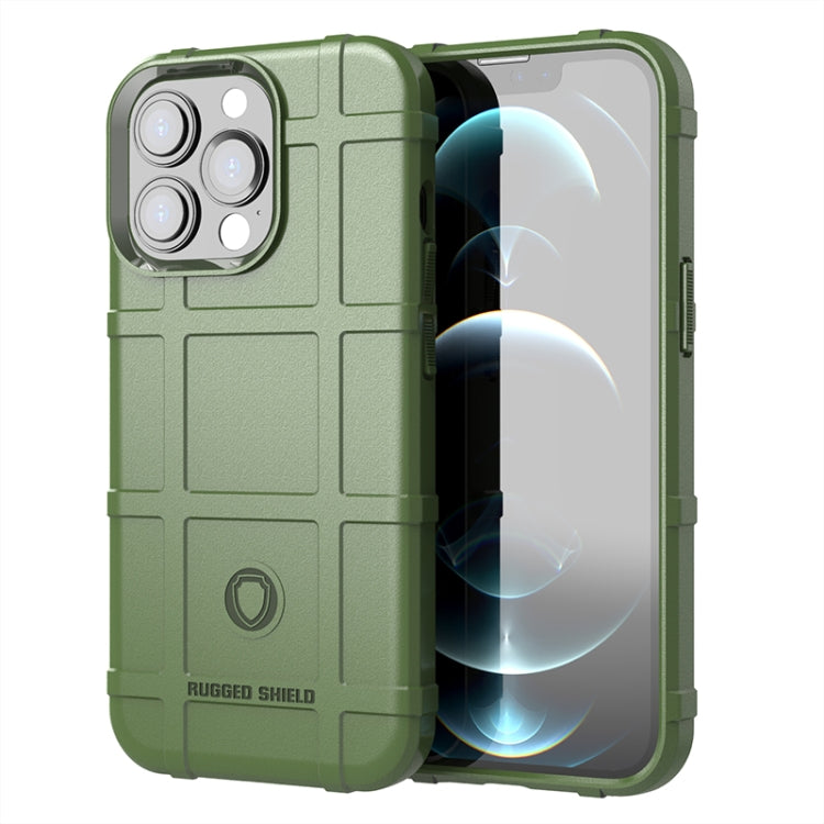 For iPhone 13 Pro Max Rugged Shield Full Coverage Shockproof TPU Case