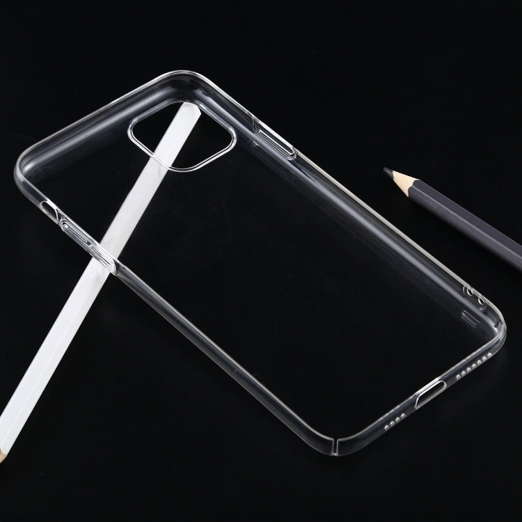 For iPhone 11 Pro Max Shockproof PC Protective Case  (Transparent)