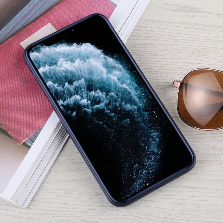 For iPhone 11 Pro Max Carbon Fiber Texture PP Protective Case