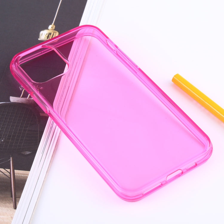 For iPhone 11 Pro Max Shockproof Solid Color TPU Protective Case