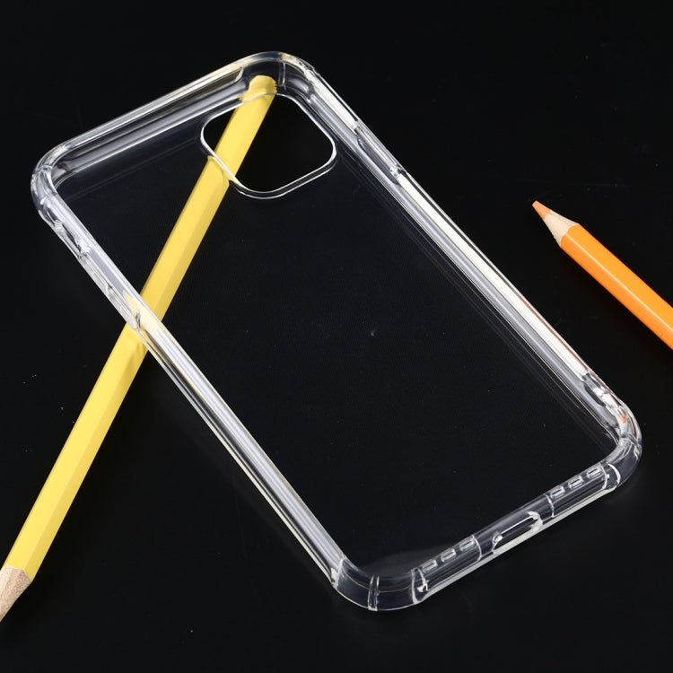 For iPhone 11 Pro Max Shockproof Thick Transparent TPU Protective Case