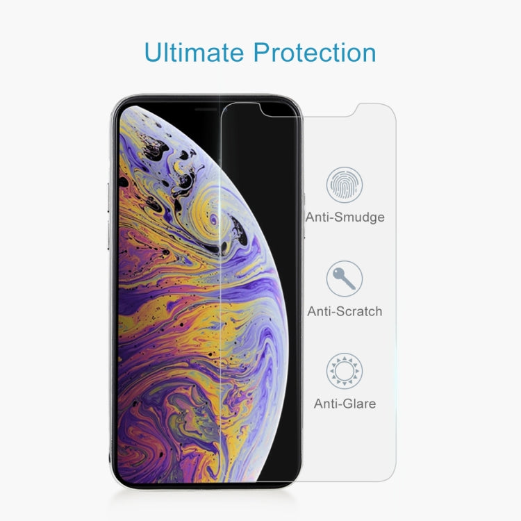 10 PCS 0.3mm 2.5D 9H Tempered Glass Film for iPhone 11 Pro Max / XS Max