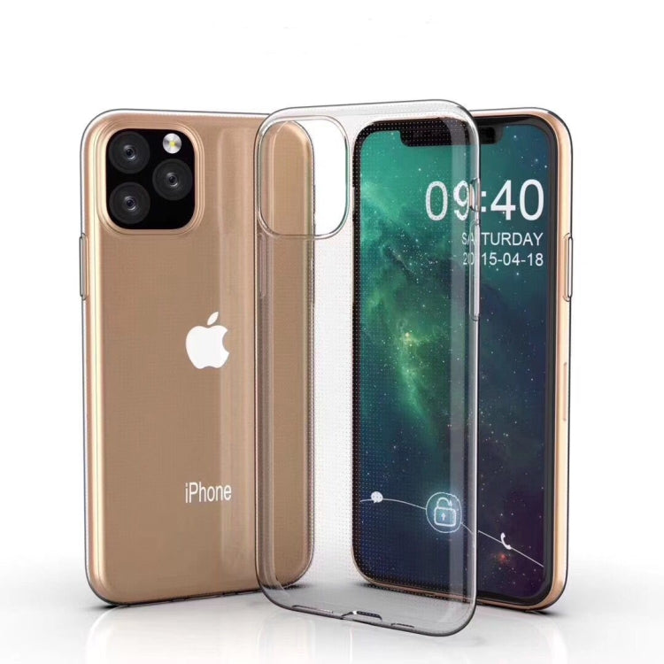0.75mm Ultra-thin Shockproof TPU Protective Case for iPhone 11 Pro Max(Transparent)