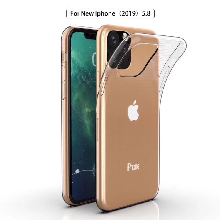 0.75mm Ultra-thin Shockproof TPU Protective Case for iPhone 11 Pro Max(Transparent)
