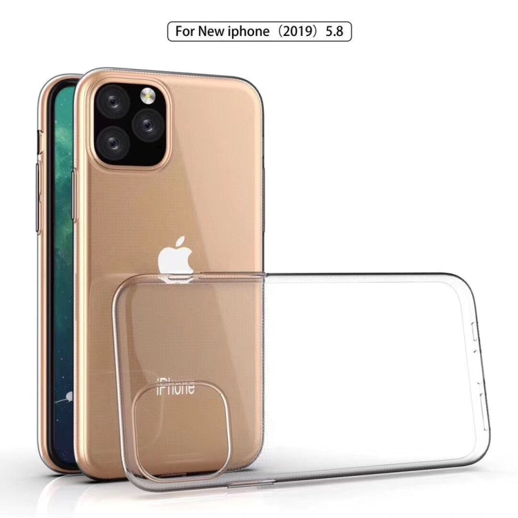0.75mm Ultra-thin Shockproof TPU Protective Case for iPhone 11 Pro Max(Transparent)