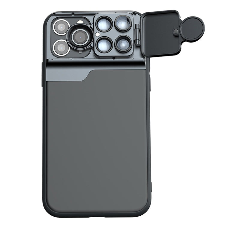 Mobile Phone Lens Wide Angle Fisheye Macro Telephoto CPL Phone Case for iPhone 11 Pro Max