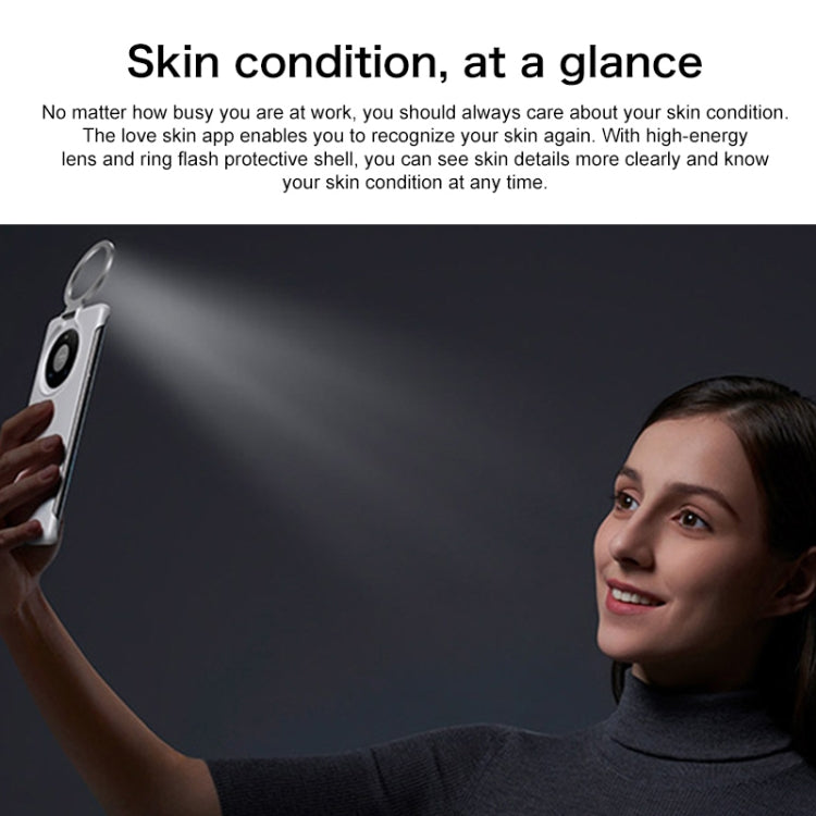 For iPhone 11 Pro Max Ring Flash Selfie Fill Light Protective Case