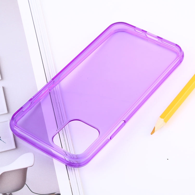 For iPhone 11 Shockproof Solid Color TPU Protective Case