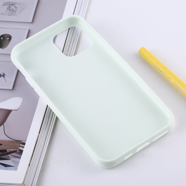For iPhone 11 Shockproof Solid Color TPU Protective Case