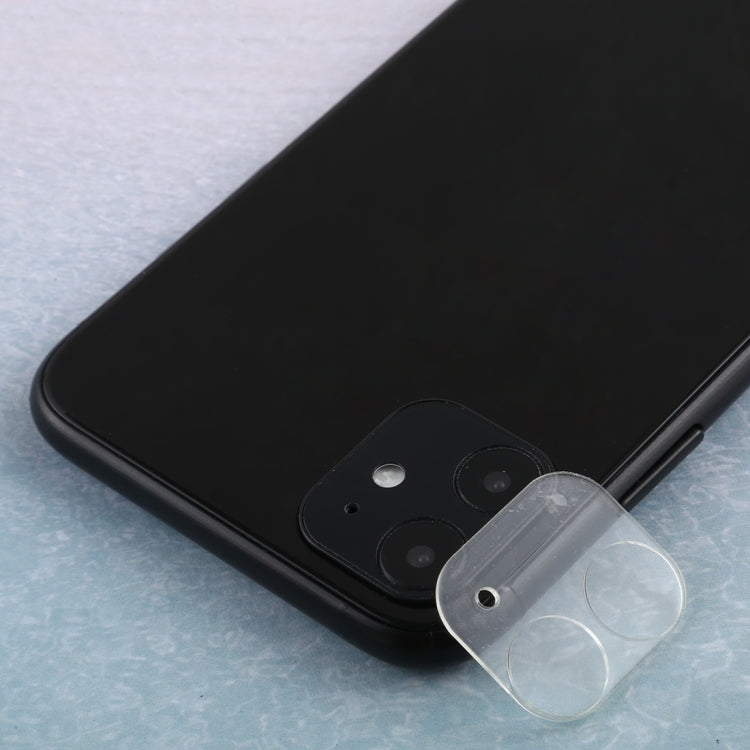 For iPhone 11 9H 2.5D Rear Camera Lens Tempered Glass Film (Transparent)