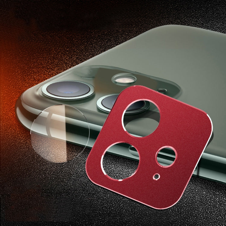 For iPhone 11 Rear Camera Lens Protection Ring Cover + Rear Camera Lens Protective Film Set