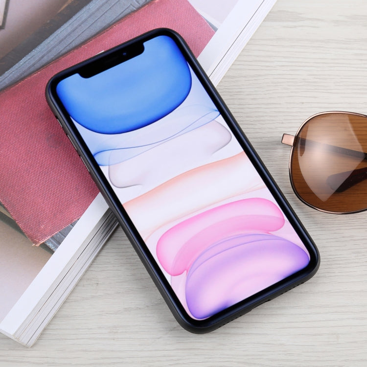 For iPhone 11 Carbon Fiber Texture PP Protective Case