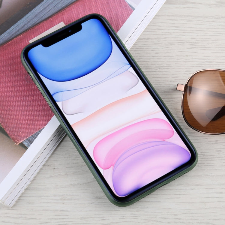 For iPhone 11 Carbon Fiber Texture PP Protective Case