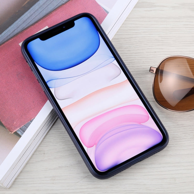 For iPhone 11 Carbon Fiber Texture PP Protective Case