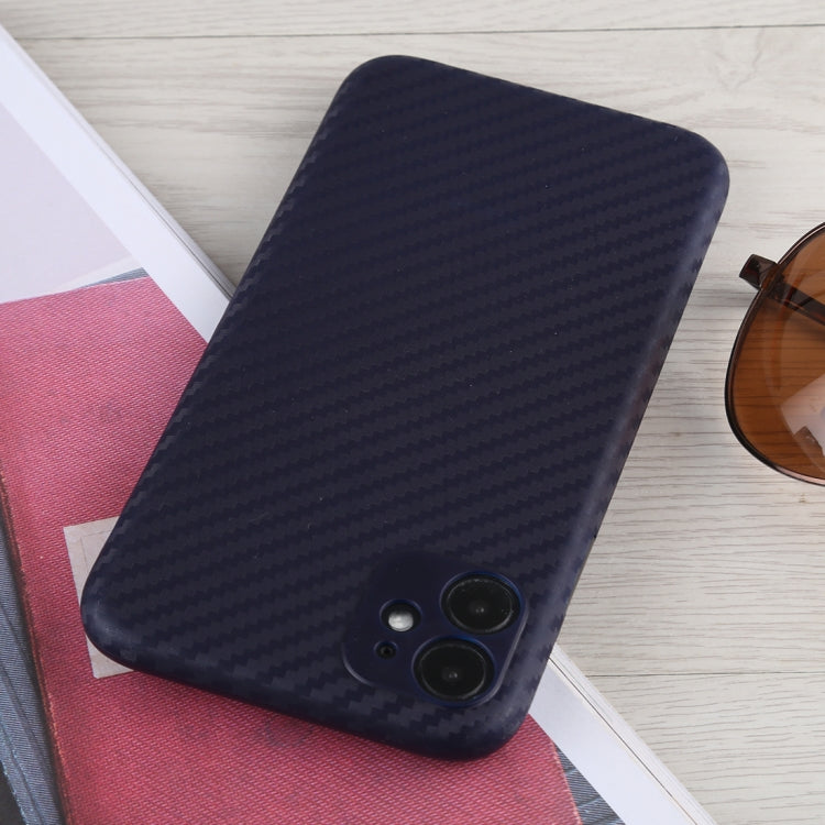 For iPhone 11 Carbon Fiber Texture PP Protective Case